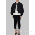 OEM New Solid Color Bomber Jacket for Women